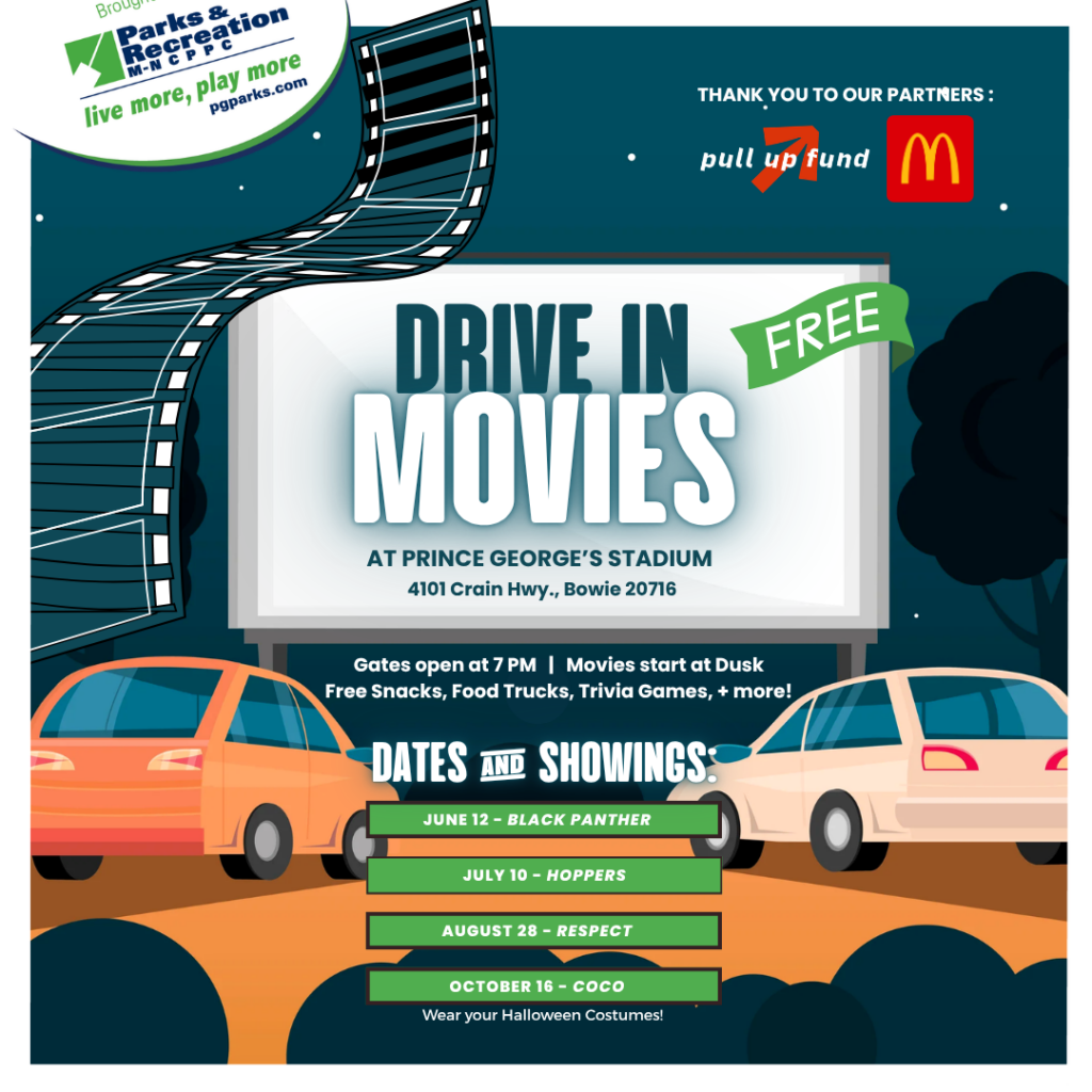 Drive-In Movies at Prince George's Stadium--- CANCELLED